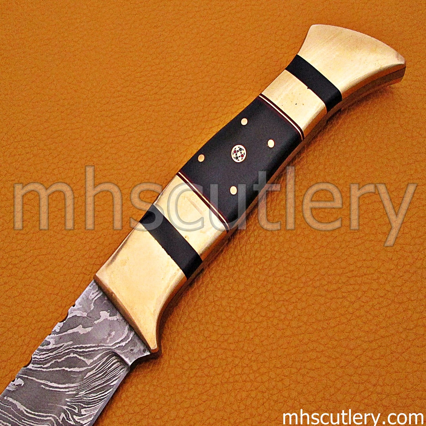 Damascus Steel Nepalese Army Machete Knife | mhscutlery