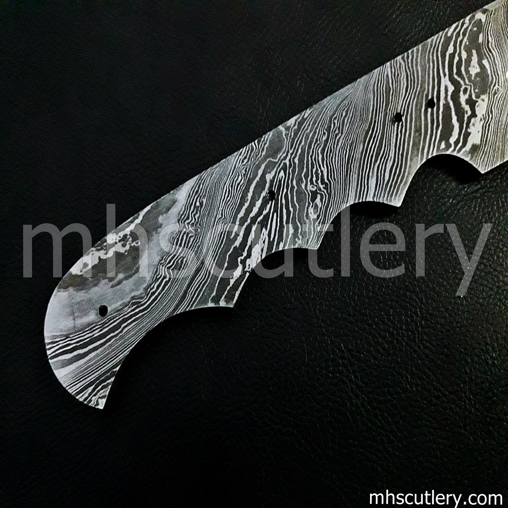 Handmade Damascus Steel Hunting Skinner Blank Blade For Knife Makers | mhscutlery