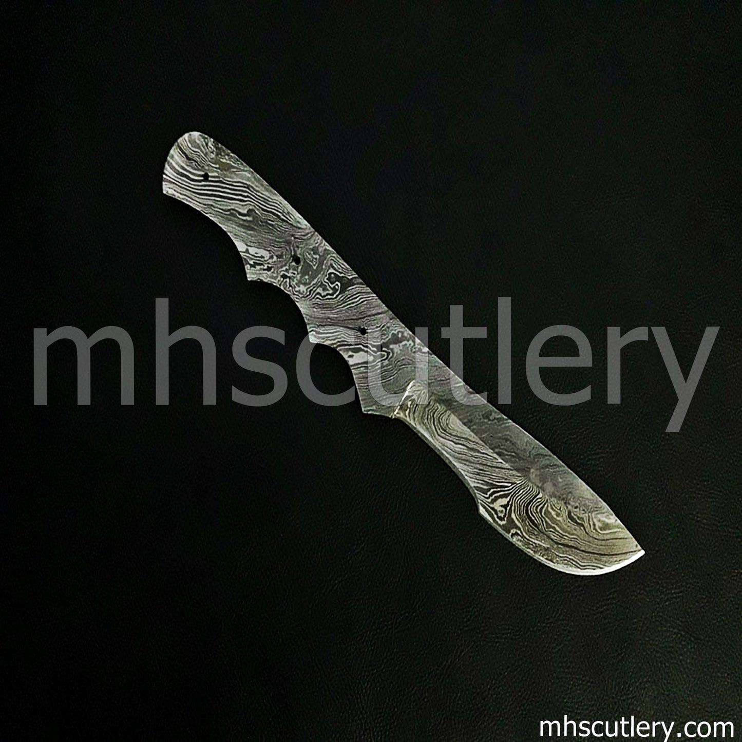 Hand Forged Damascus Steel Tactical Knife Blank Blade | mhscutlery