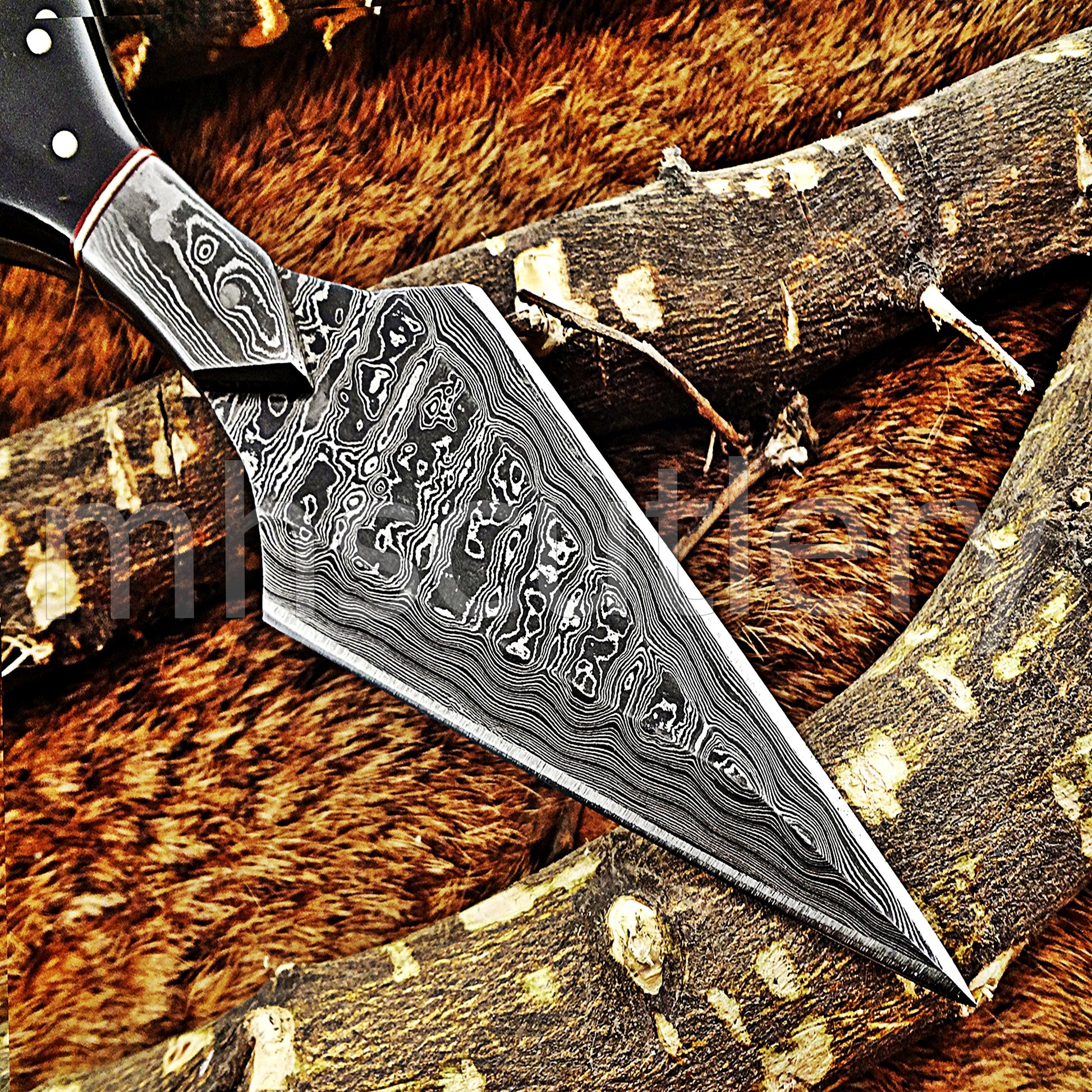 Damascus Steel Tactical Dagger Knife | mhscutlery